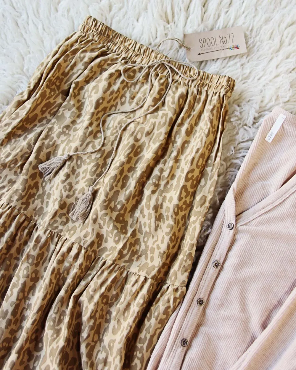 Autumn Wild Maxi Skirt