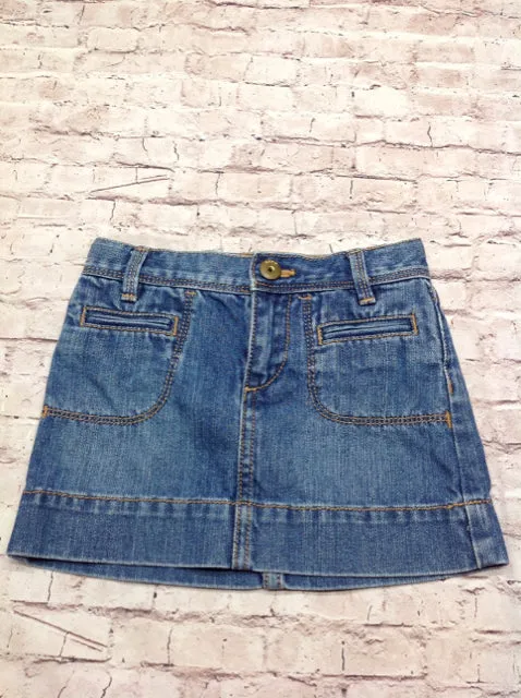Baby Gap Denim Solid Skirt