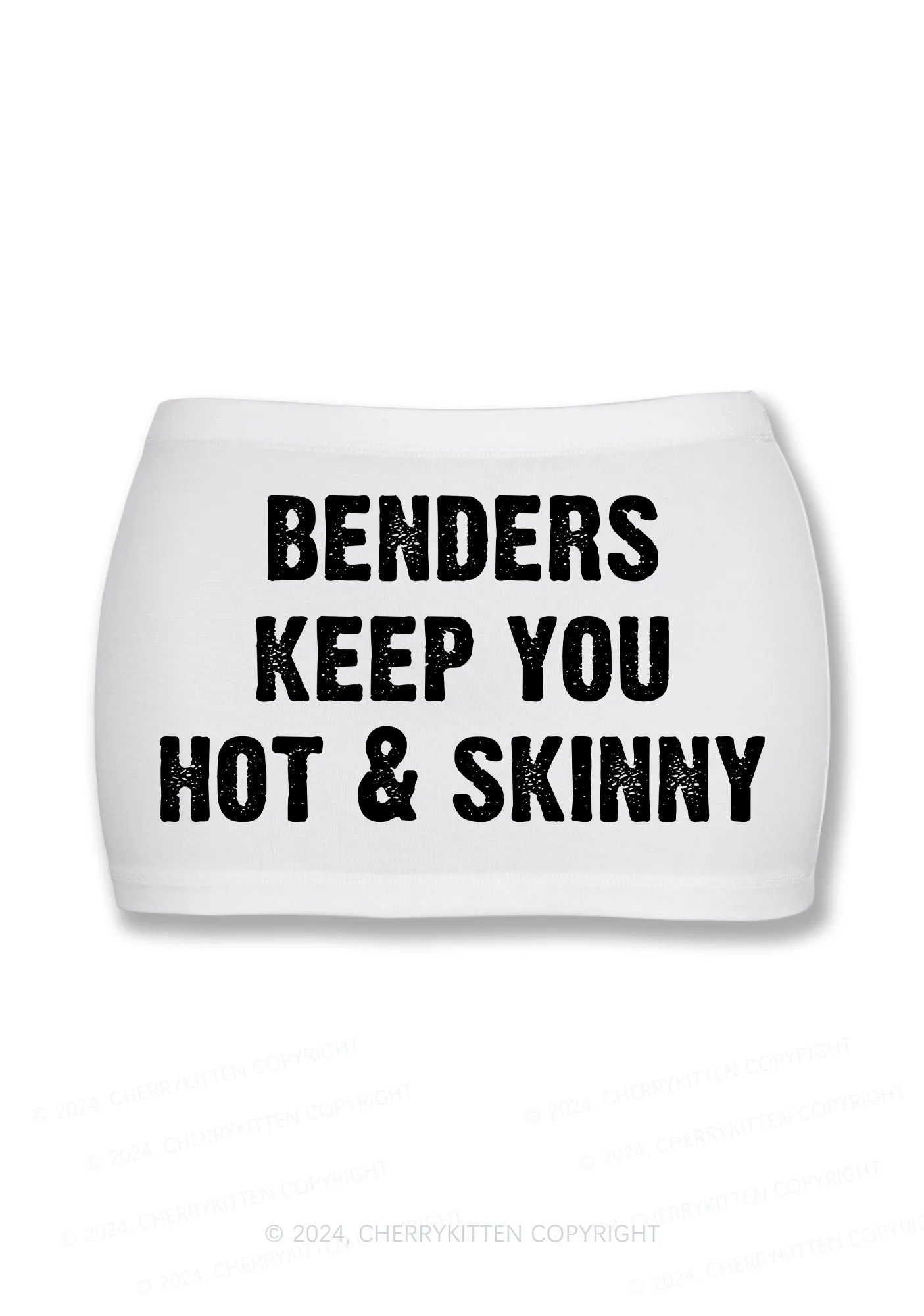 Benders Keep You Hot Y2K Mini Hip Skirt Cherrykitten