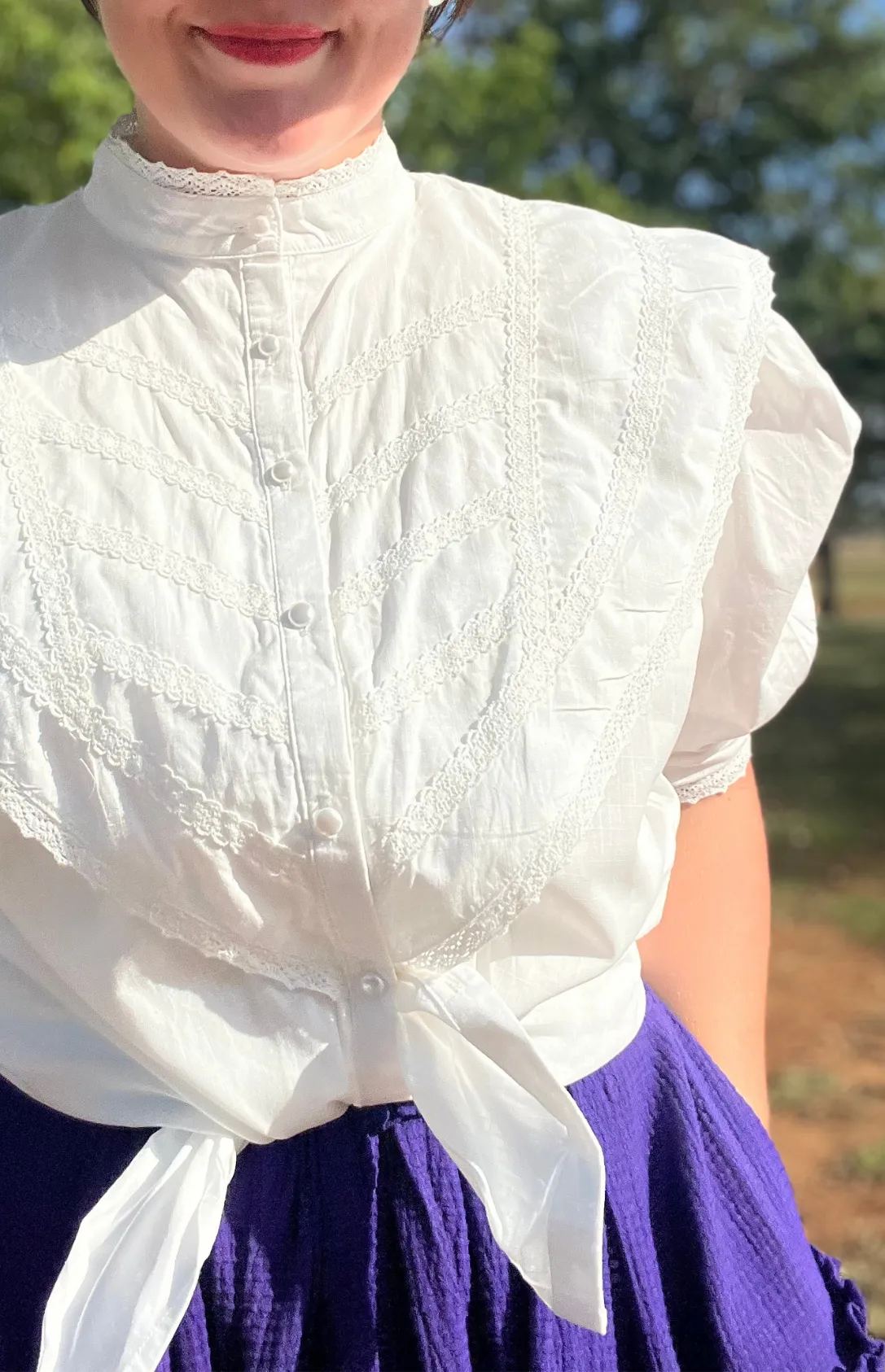Bolide Waffle Skirt - Purple