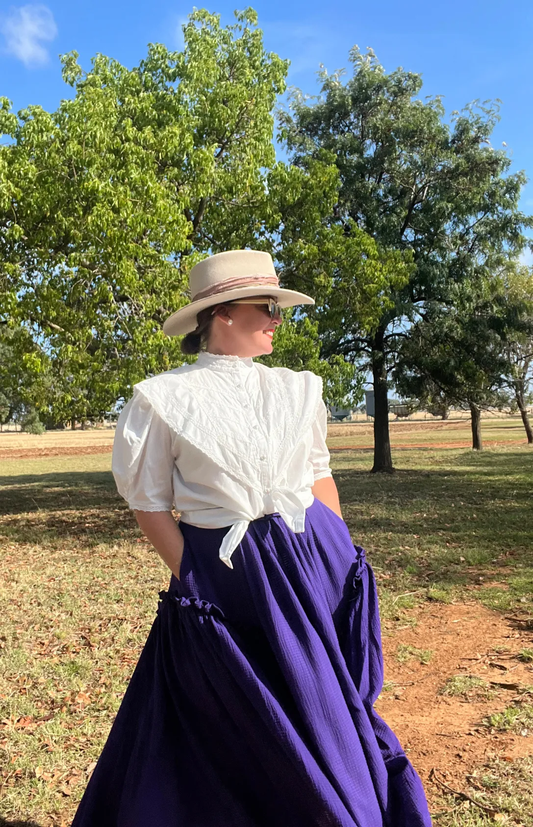 Bolide Waffle Skirt - Purple
