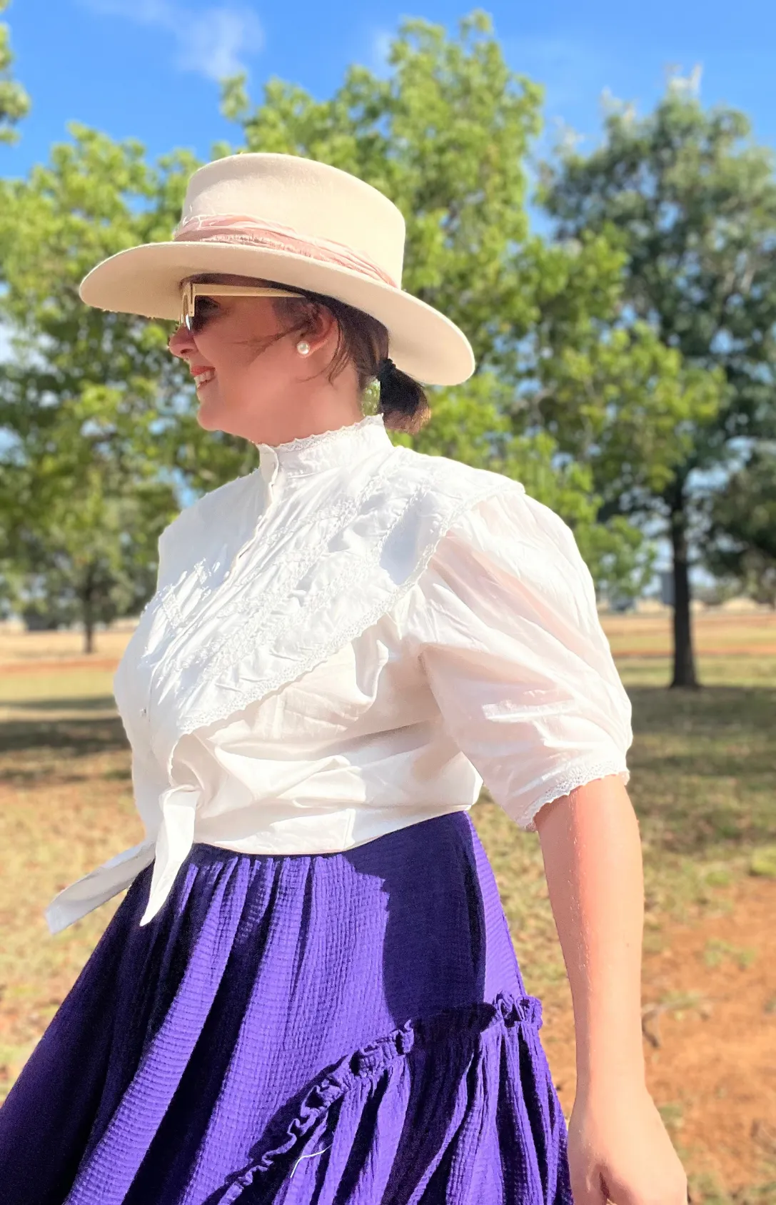 Bolide Waffle Skirt - Purple