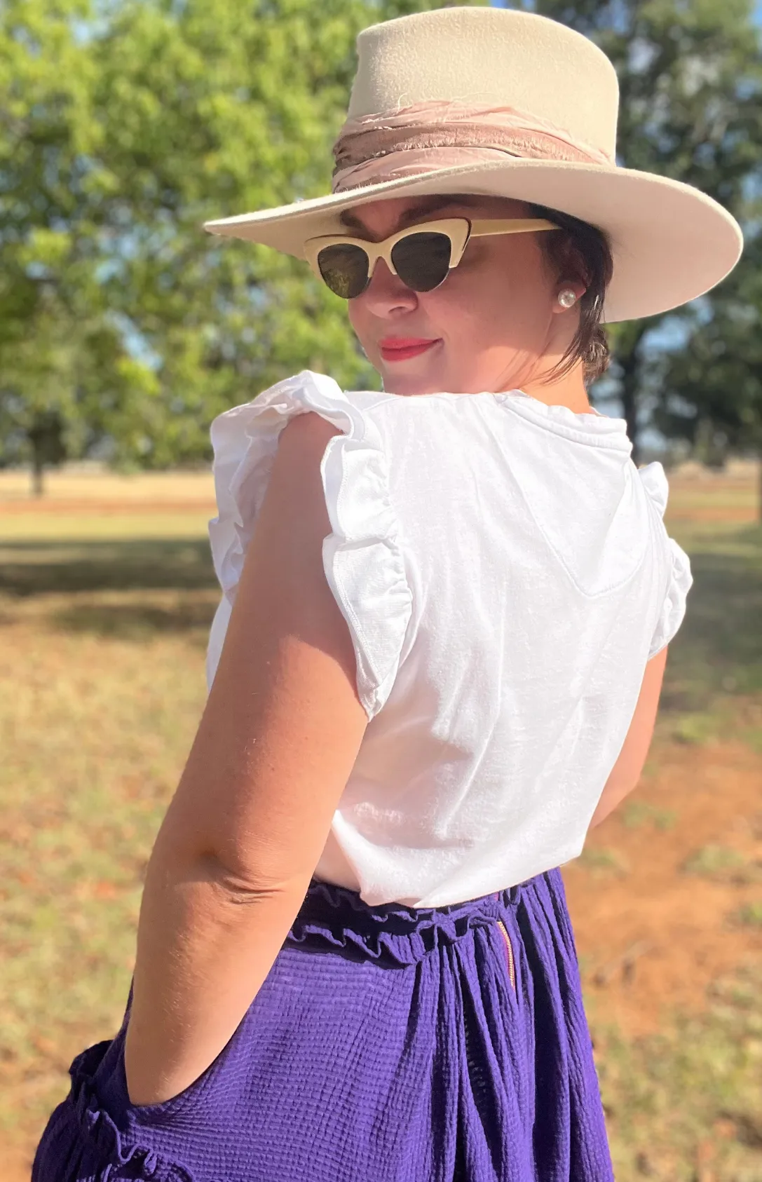 Bolide Waffle Skirt - Purple