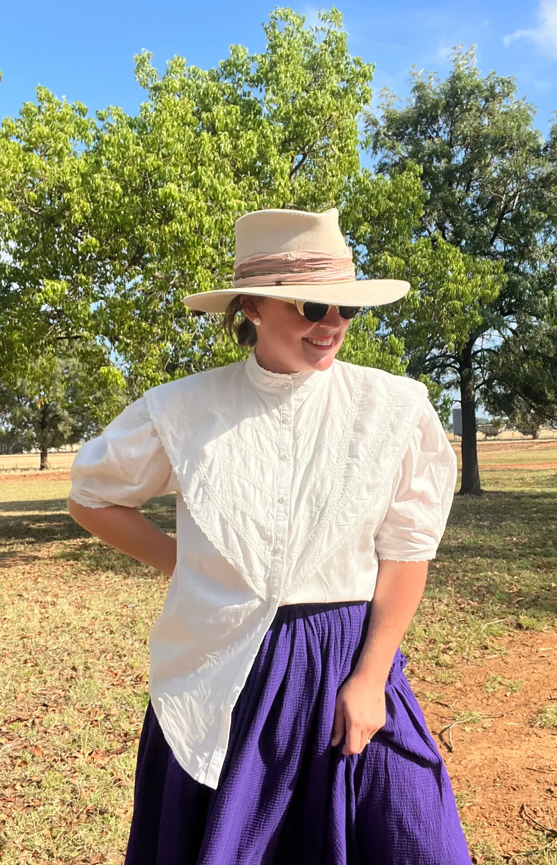 Bolide Waffle Skirt - Purple