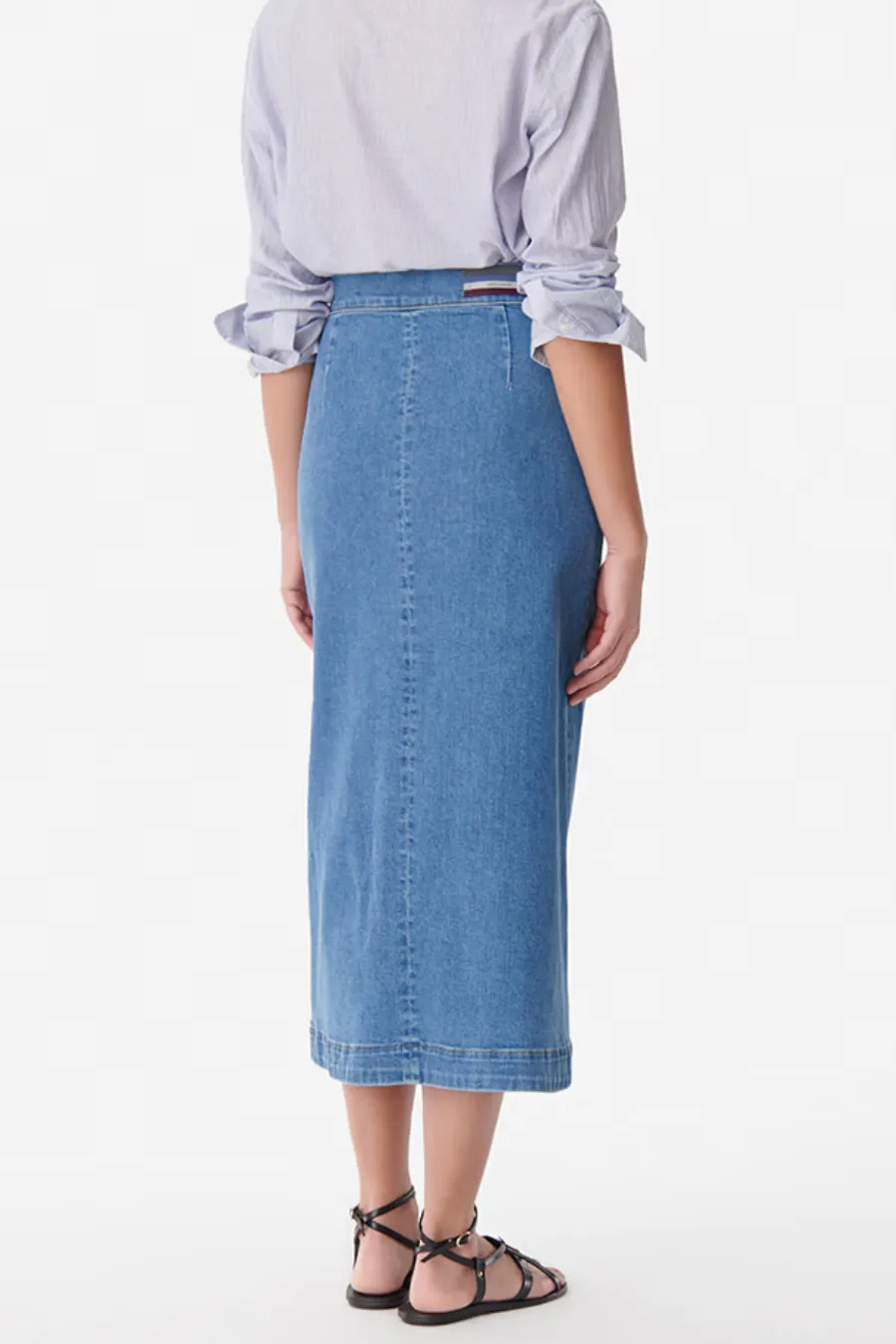 Curtis Skirt Indigo Clair