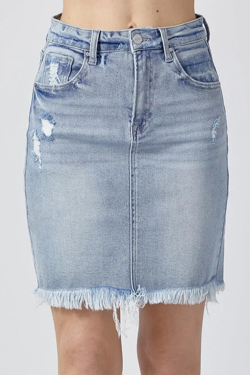 Denim Mini Skirt