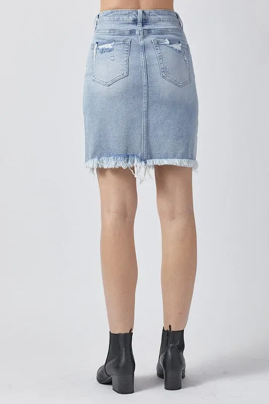 Denim Mini Skirt