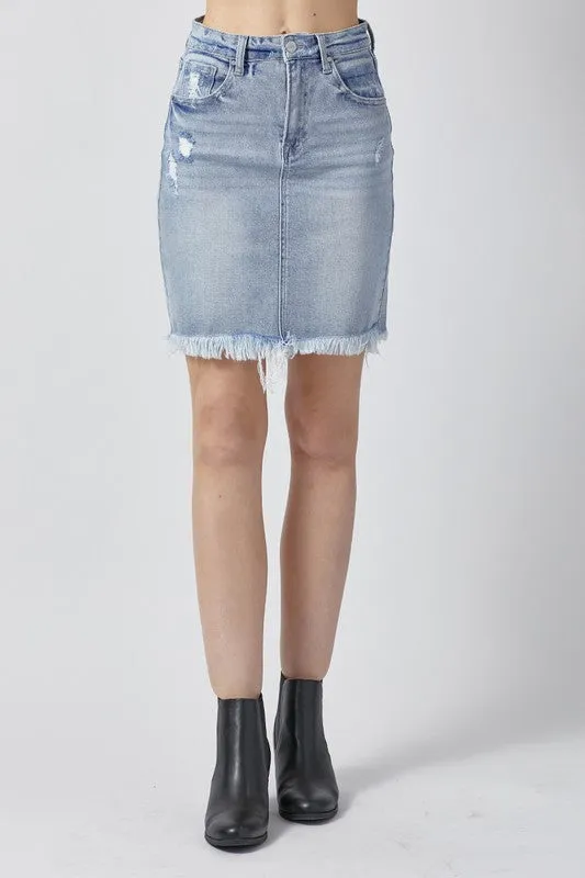 Denim Mini Skirt