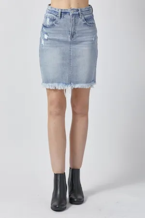 Denim Mini Skirt