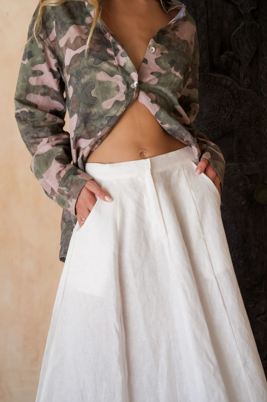 Etta Linen Skirt