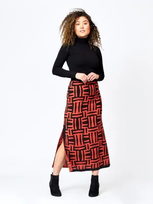 Hibi Maxi Skirt - Hepburn Hibiscus