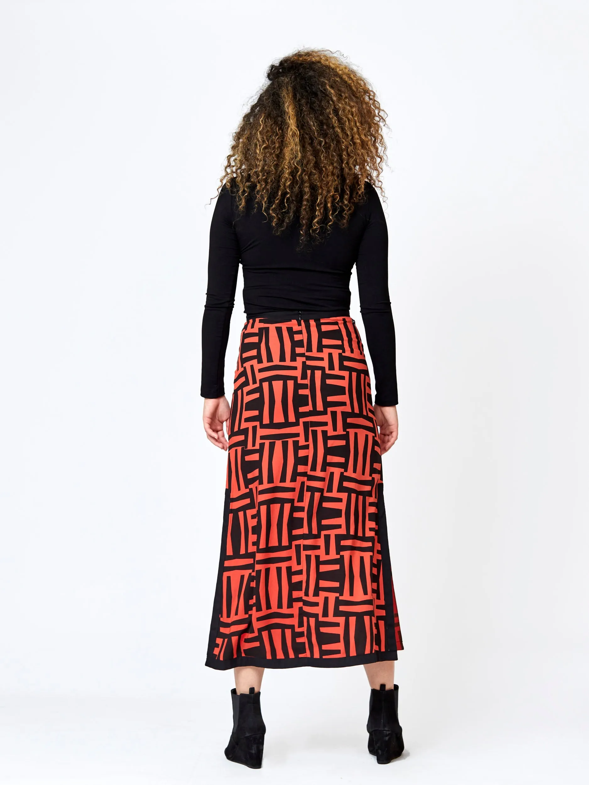 Hibi Maxi Skirt - Hepburn Hibiscus
