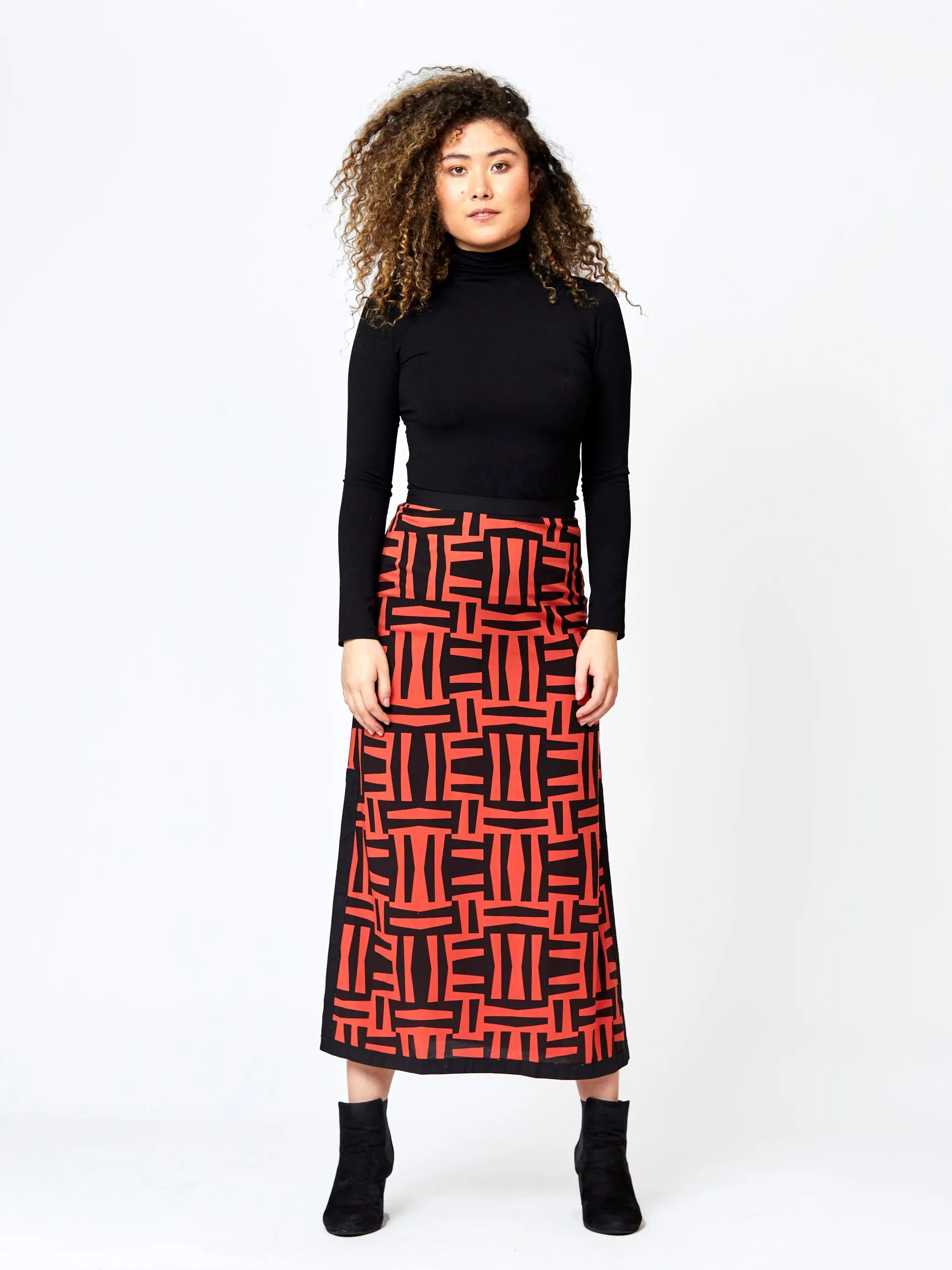 Hibi Maxi Skirt - Hepburn Hibiscus