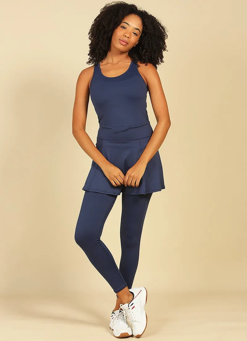 Love Skirted Legging (Navy)