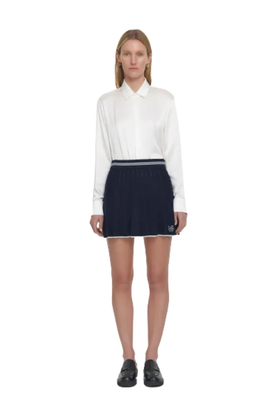 Murray Mini Skirt Navy/Ivory