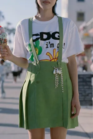 PLEATED SKIRT GREEN