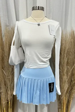 Selah Tennis Skirt (Baby Blue)